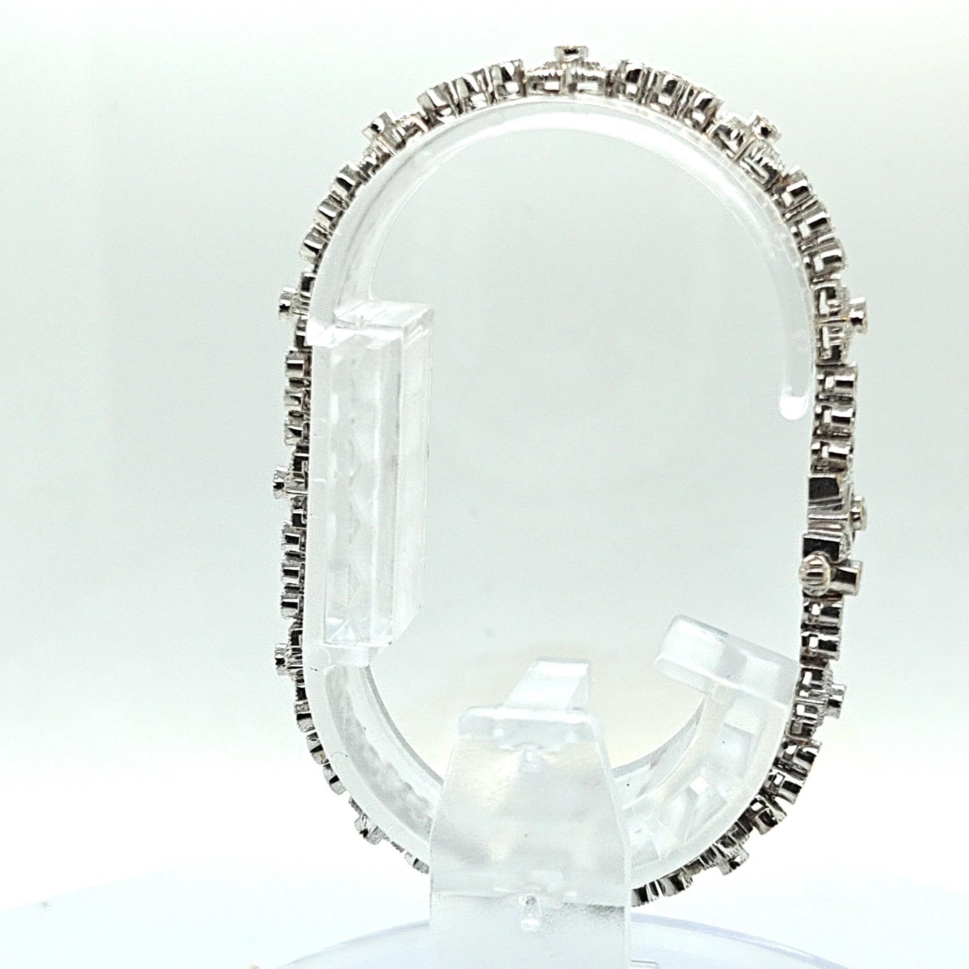 DIAMOND BRACELET 0.85CT WHITE GOLD