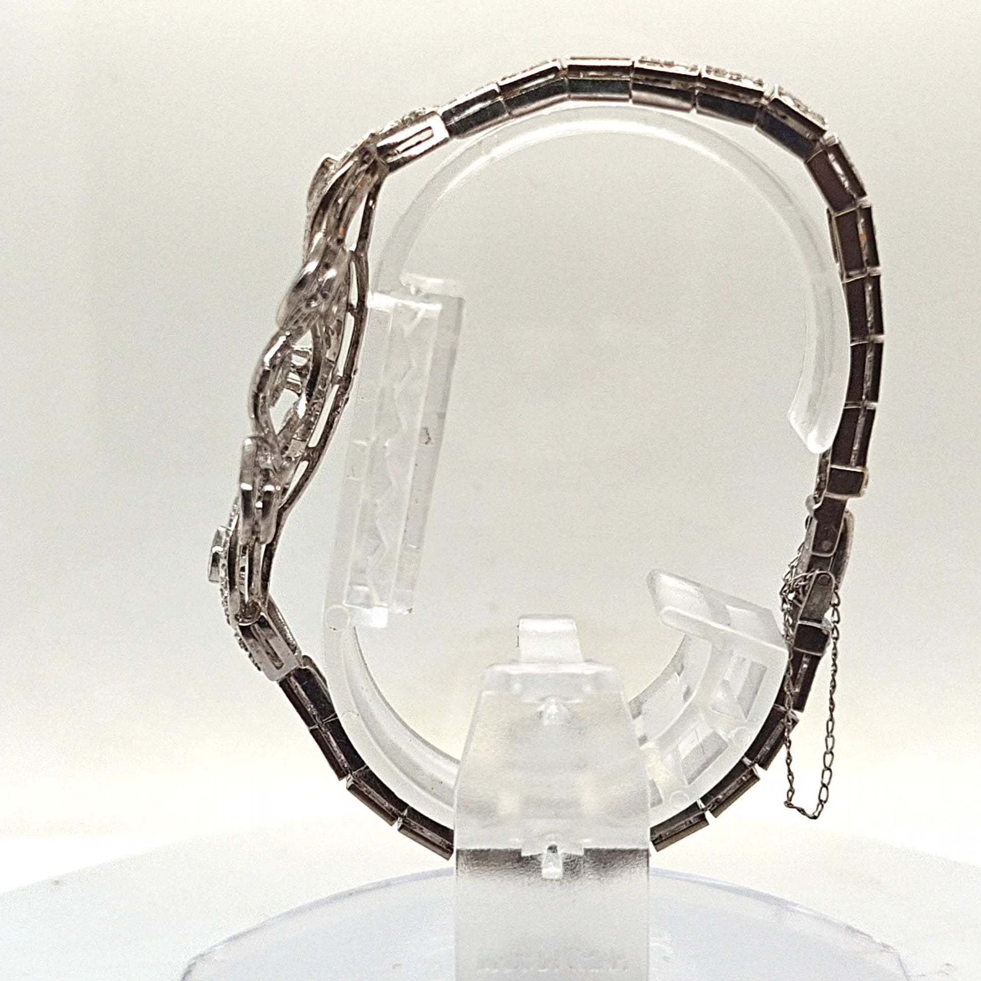 DIAMOND ESTATE BRACELET 4.0CT WHITE GOLD
