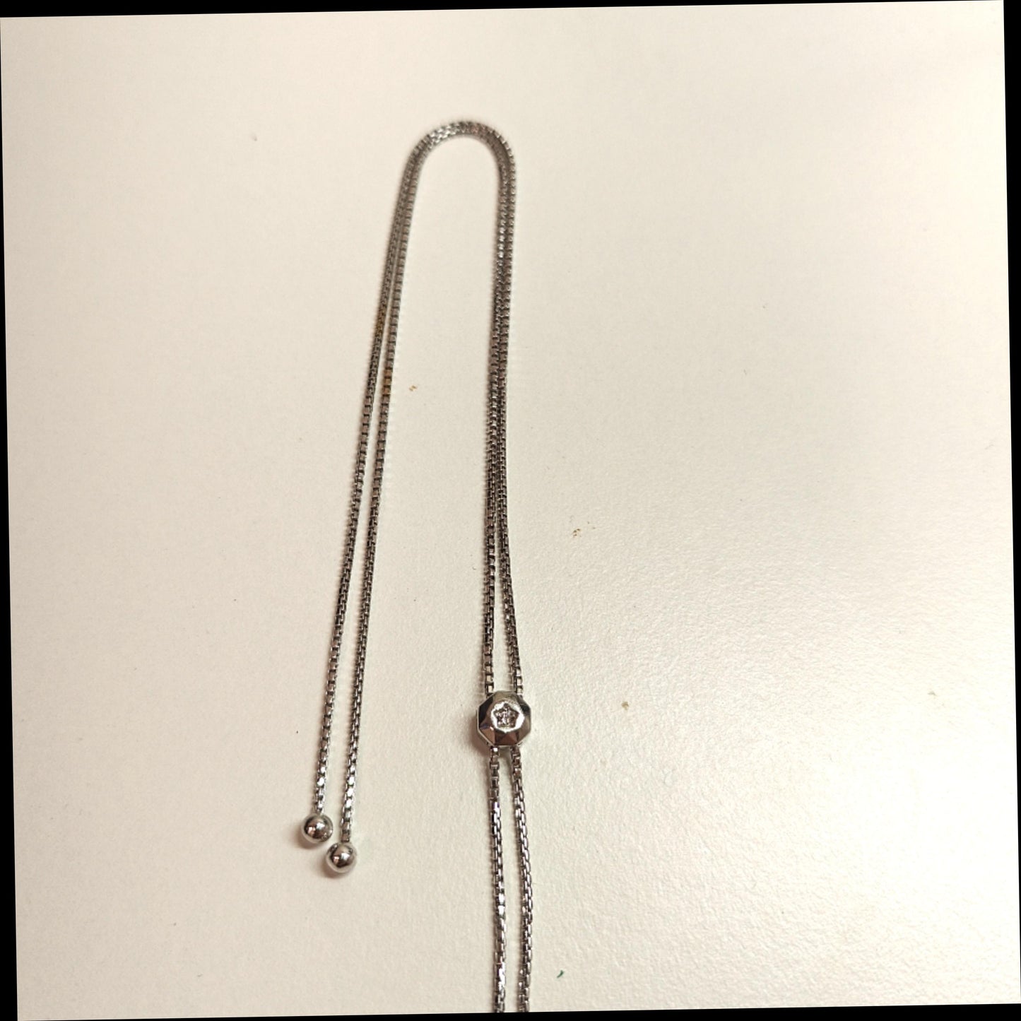 DIAMOND NECKLACE ADJUSTABLE 2.1CT WHITE GOLD