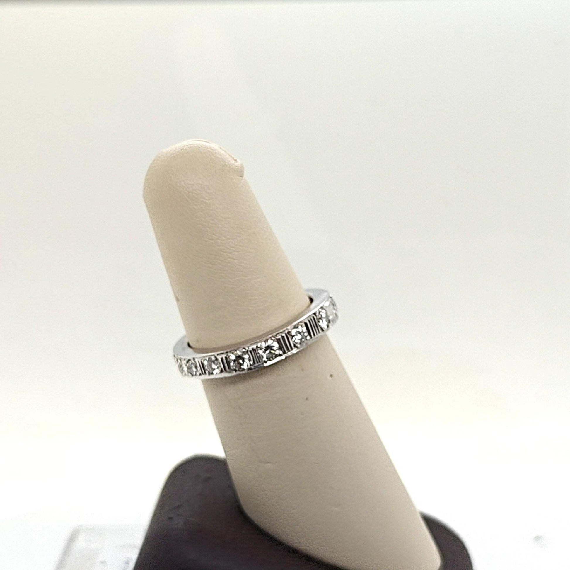 DIAMOND ETERNITY BAND 1.15CT WHITE GOLD