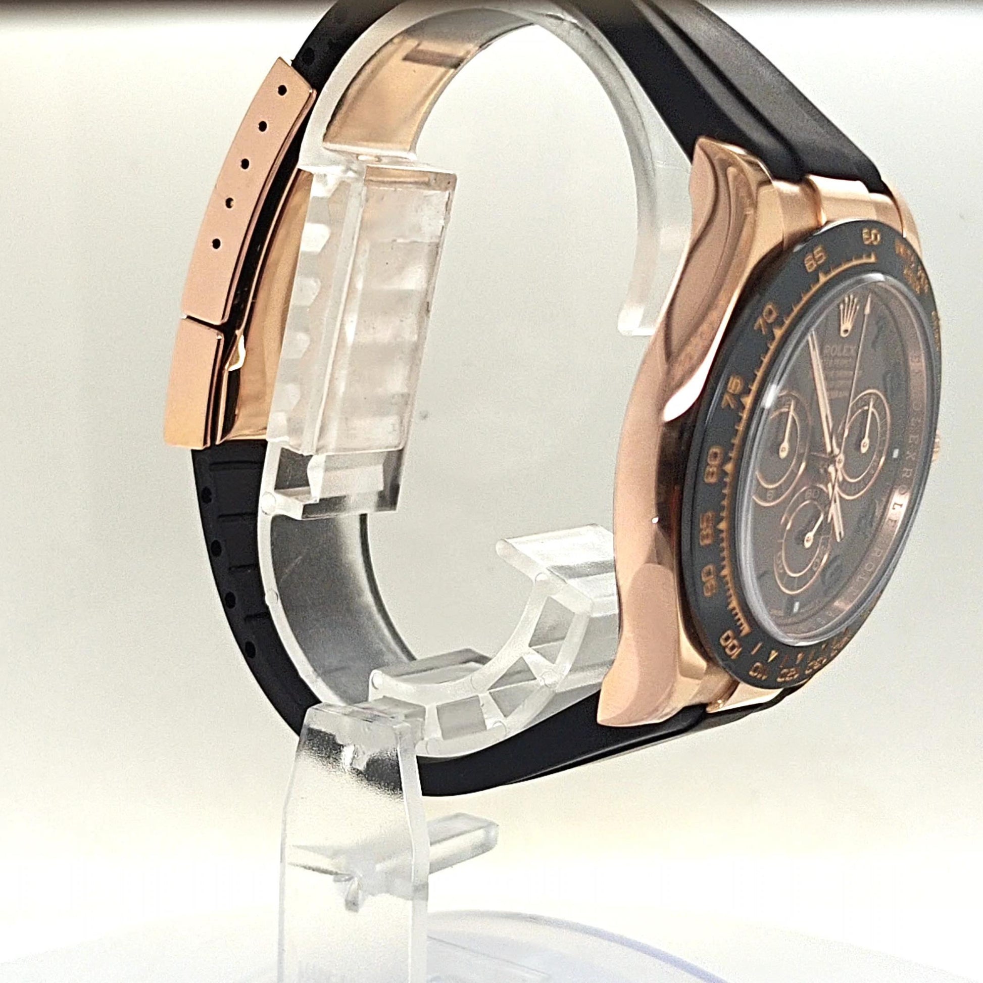 ROLEX DAYTONA ON OYSTERFLEX CHOCOLATE DIAL ROSE GOLD