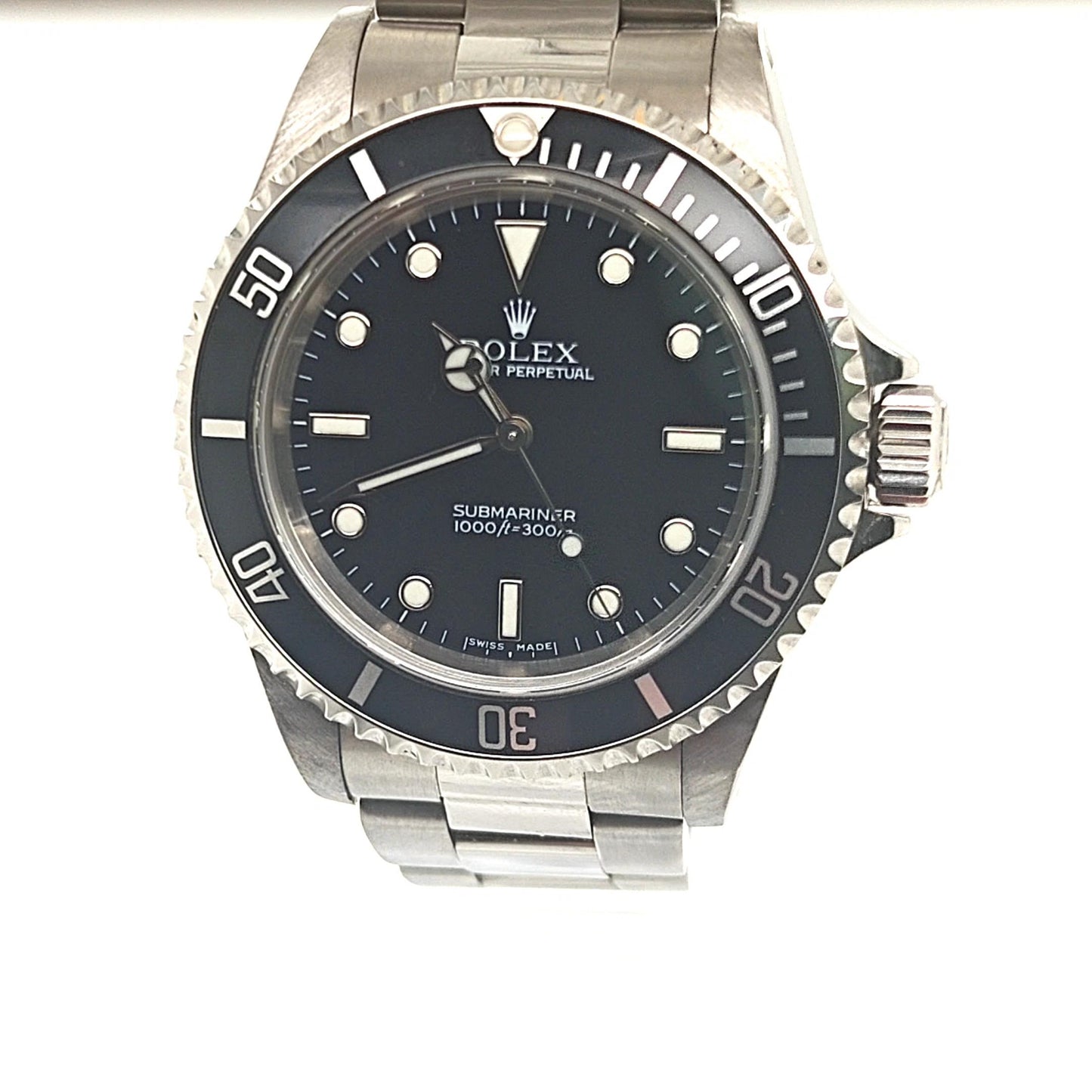 ROLEX SUBMARINER NO DATE 14060M STEEL 40MM