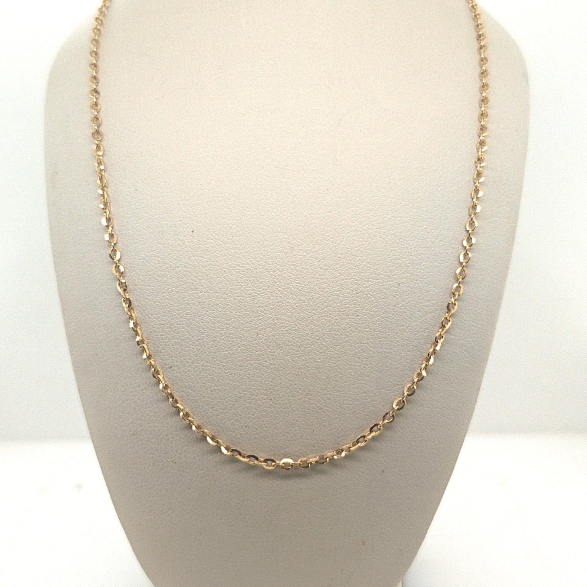 OPEN LINK YELLOW GOLD CHAIN 18K