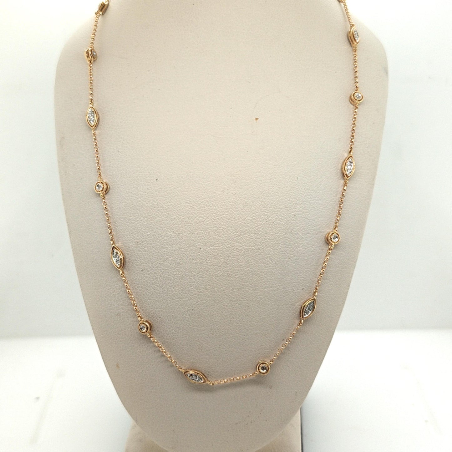 DIAMONDS BY THE YARD NECKLACE YELLOW GOLD