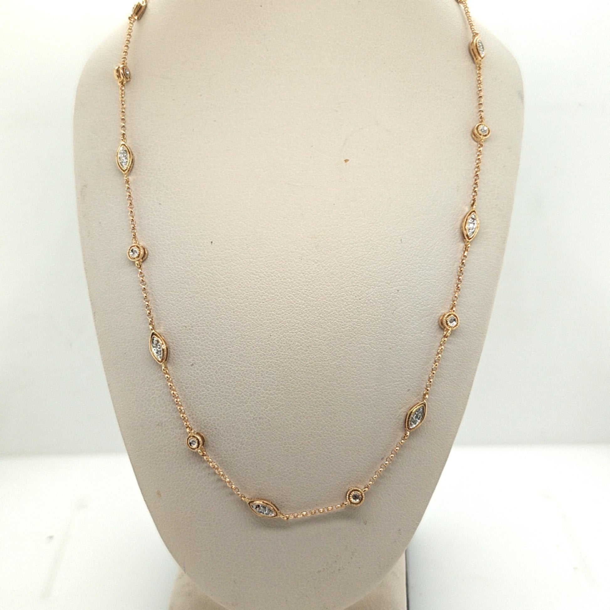 DIAMONDS BY THE YARD NECKLACE YELLOW GOLD