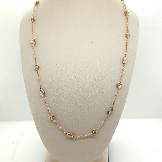 DIAMONDS BY THE YARD NECKLACE YELLOW GOLD