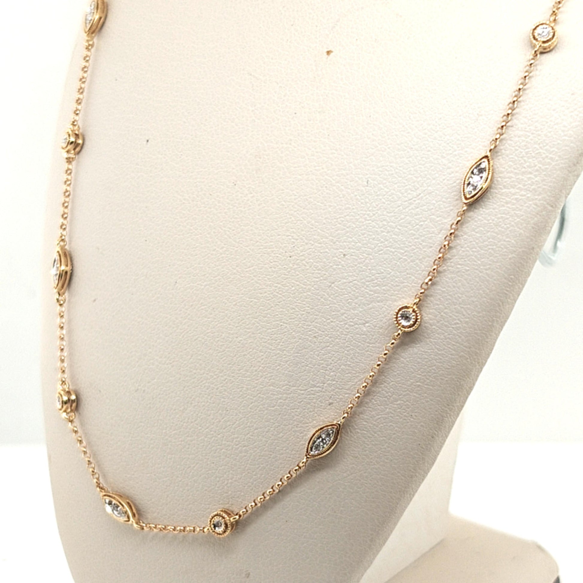 DIAMONDS BY THE YARD NECKLACE YELLOW GOLD