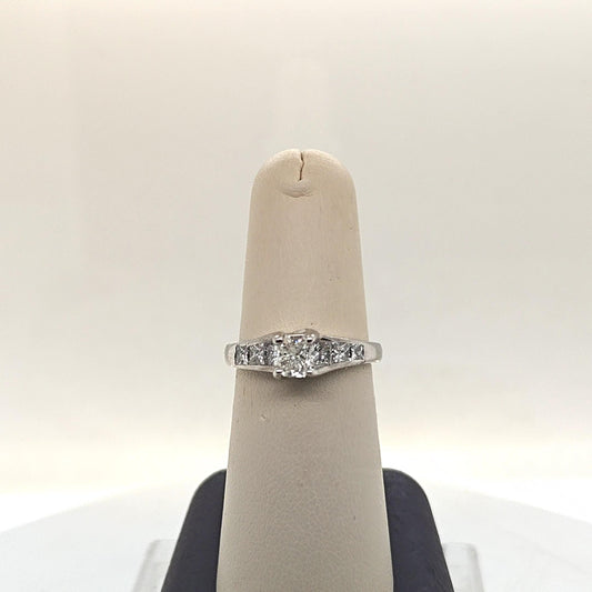 DIAMOND ENGAGEMENT RING PRINCESS CUT 1.81CTW PLATINUM