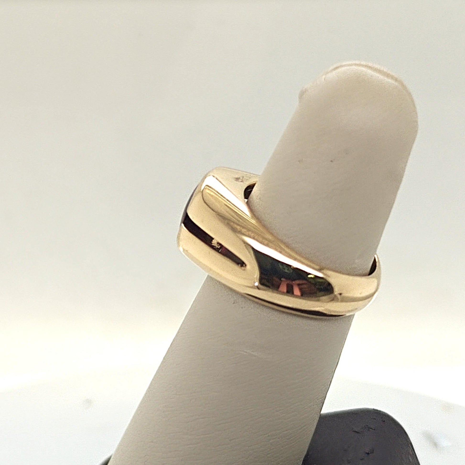 TIFFANY VINTAGE PINK TOURMALINE RING YELLOW GOLD