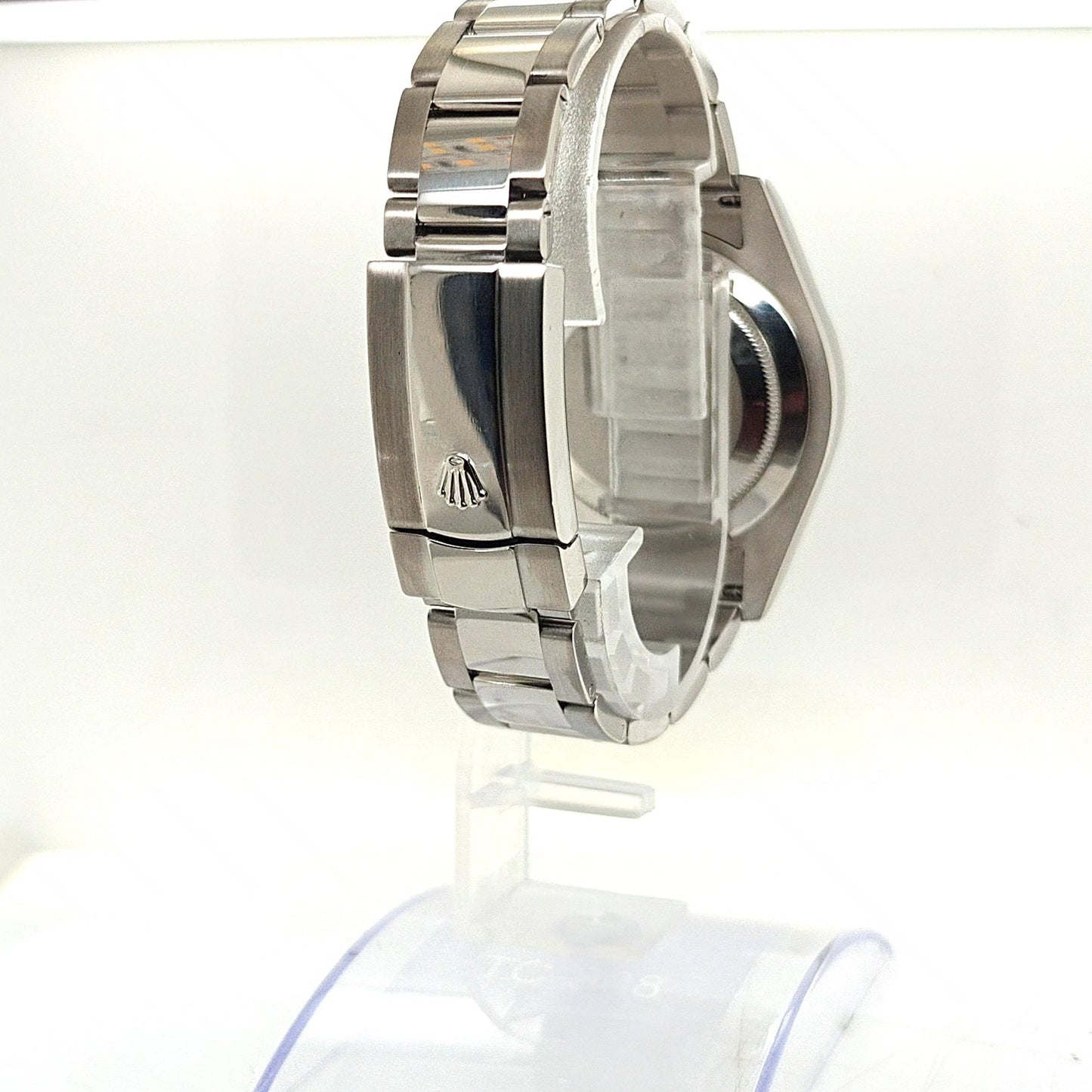 ROLEX DATEJUST II FLUTED BLACK STICK DIAL OYSTER BAND 41MM
