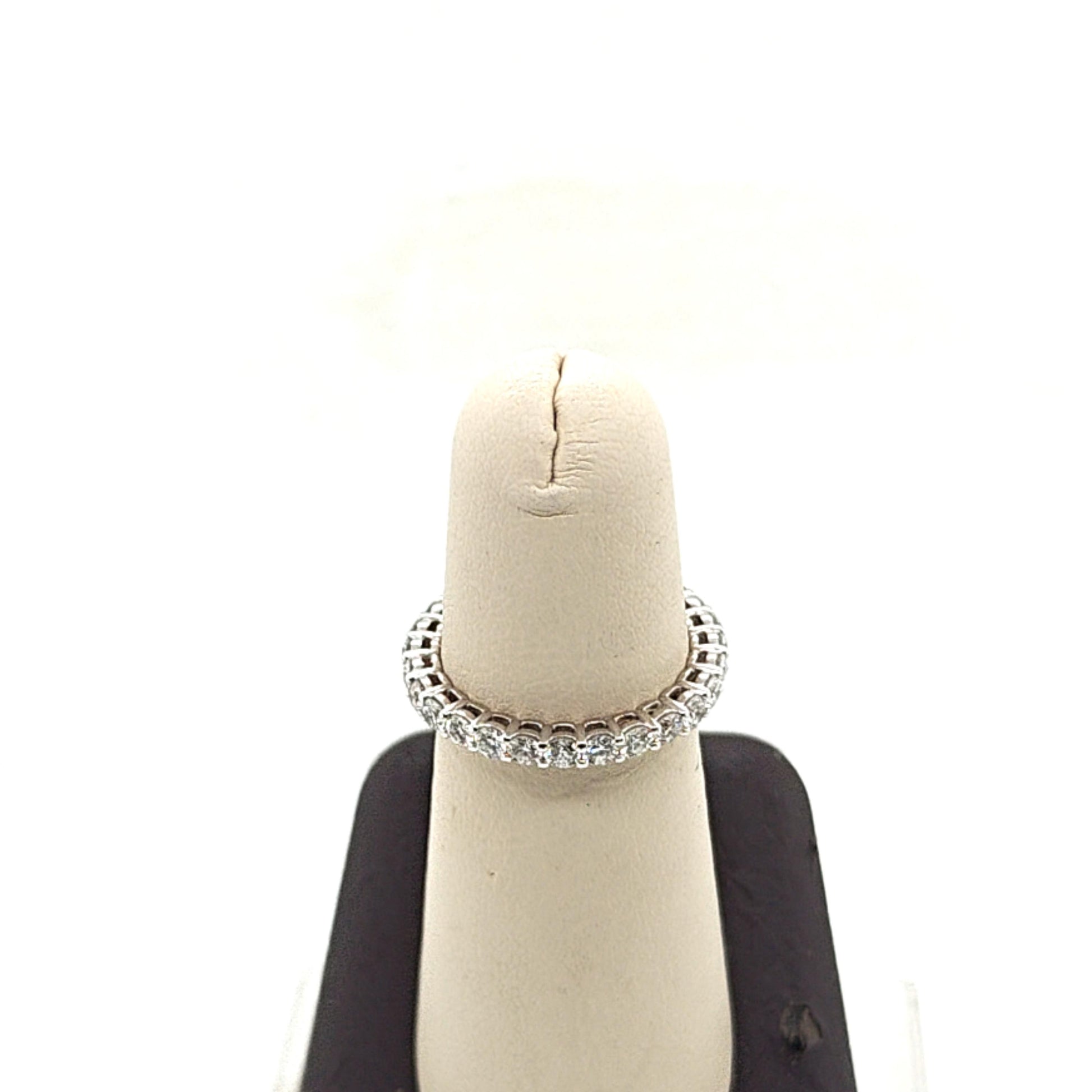 DIAMOND ETERNITY BAND RING 1.33CTW WHITE GOLD