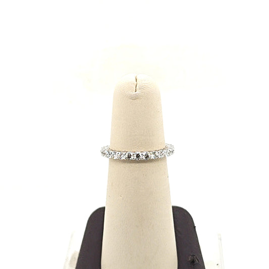 DIAMOND ETERNITY BAND RING 1.33CTW WHITE GOLD