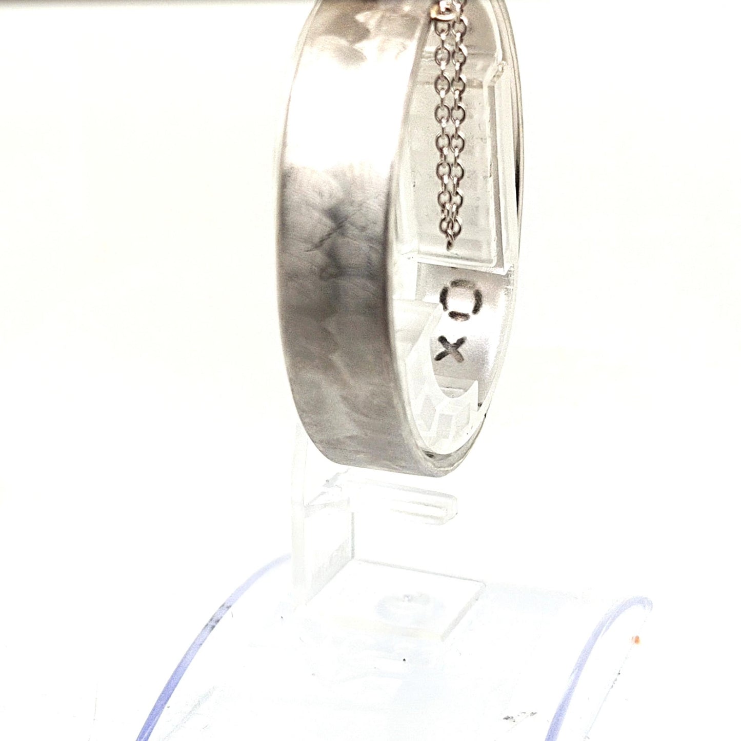ROBERTO COIN BANGLE BRACELET DIAMOND WHITE GOLD