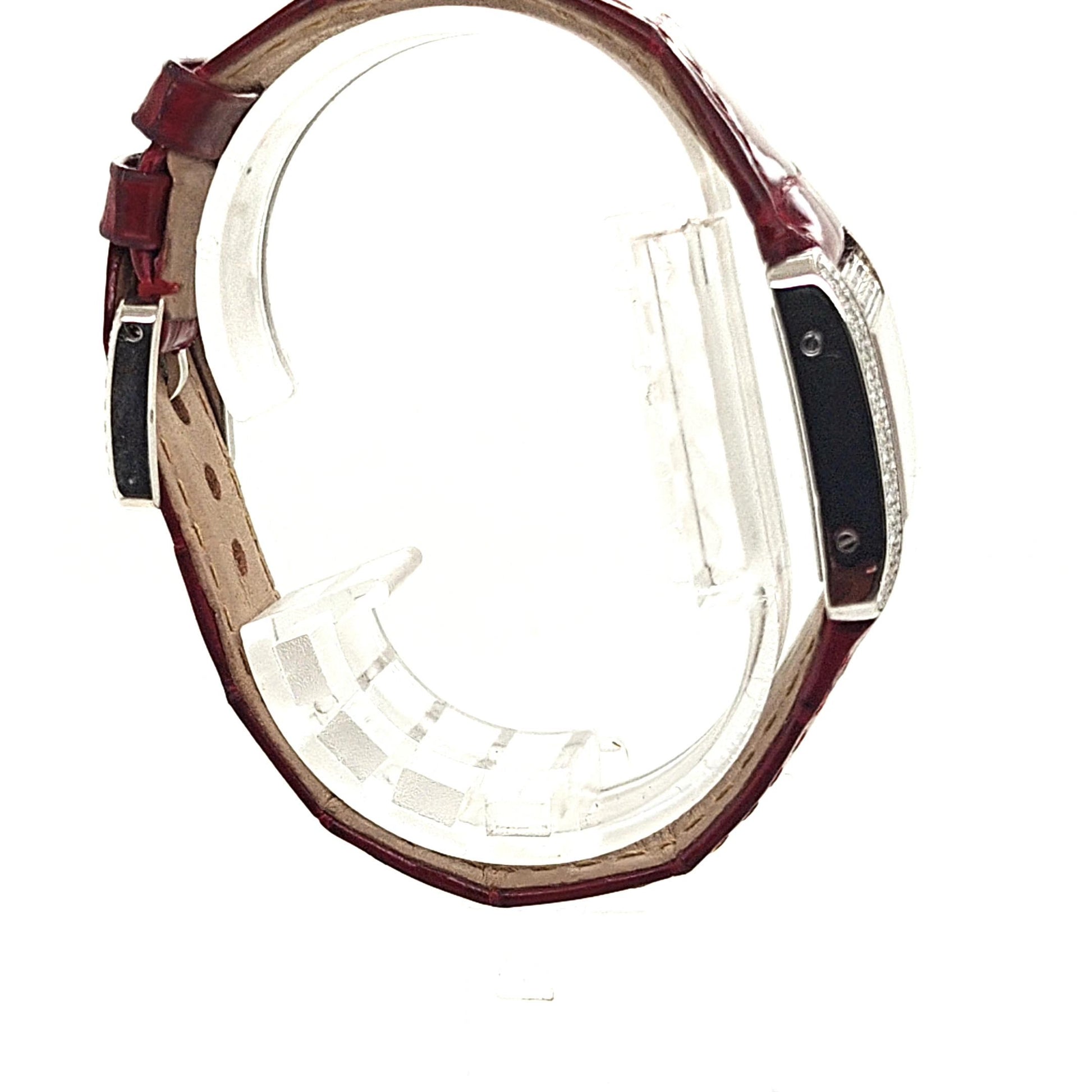 CARTIER DIVAN WATCH FACTORY DIAMONDS WHITE GOLD
