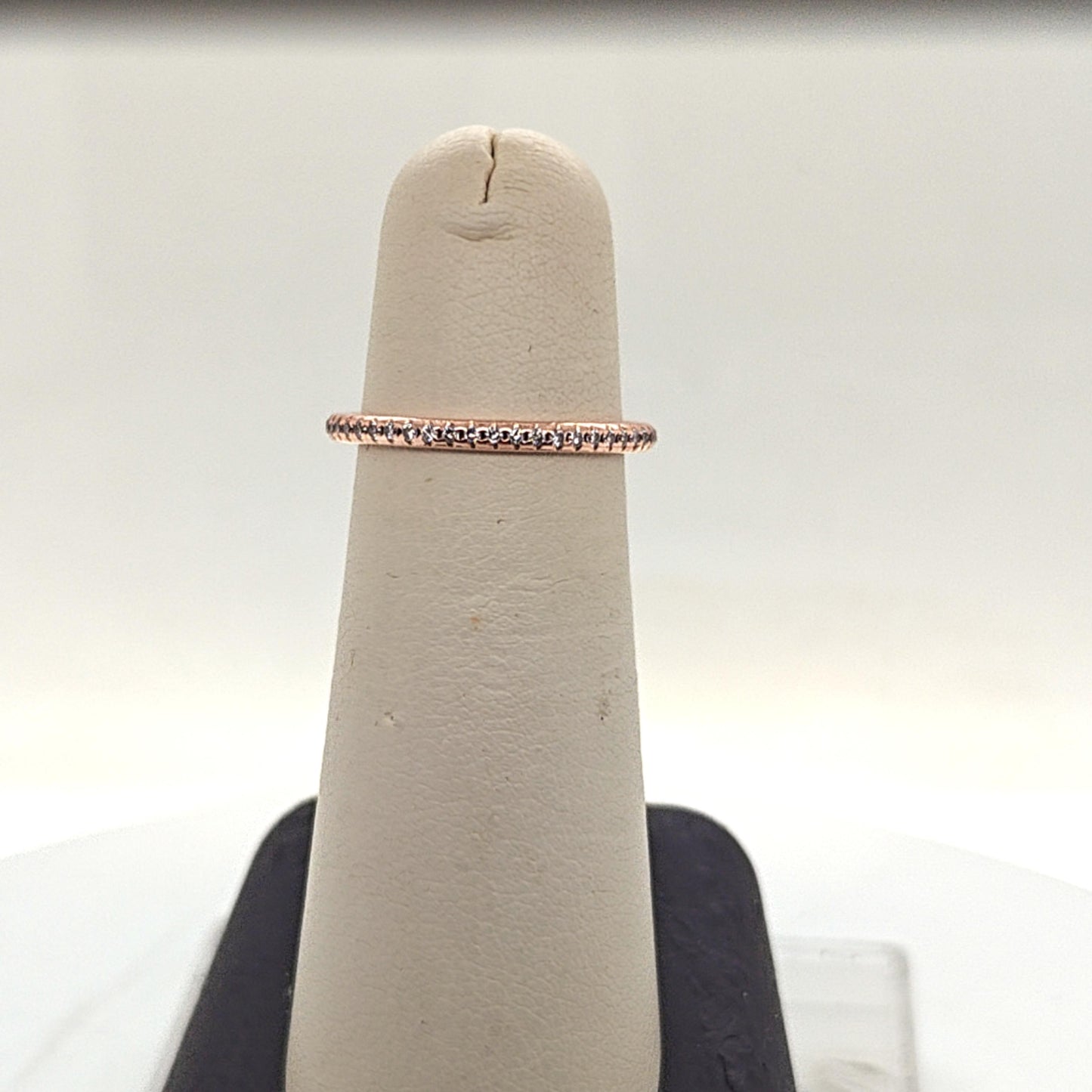 DIAMOND ETERNITY BAND RING 0.45CTW ROSE GOLD