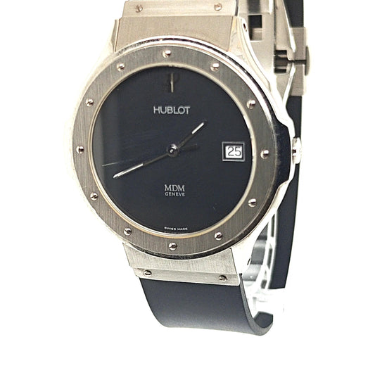 HUBLOT MDM CLASSIC STEEL WATCH