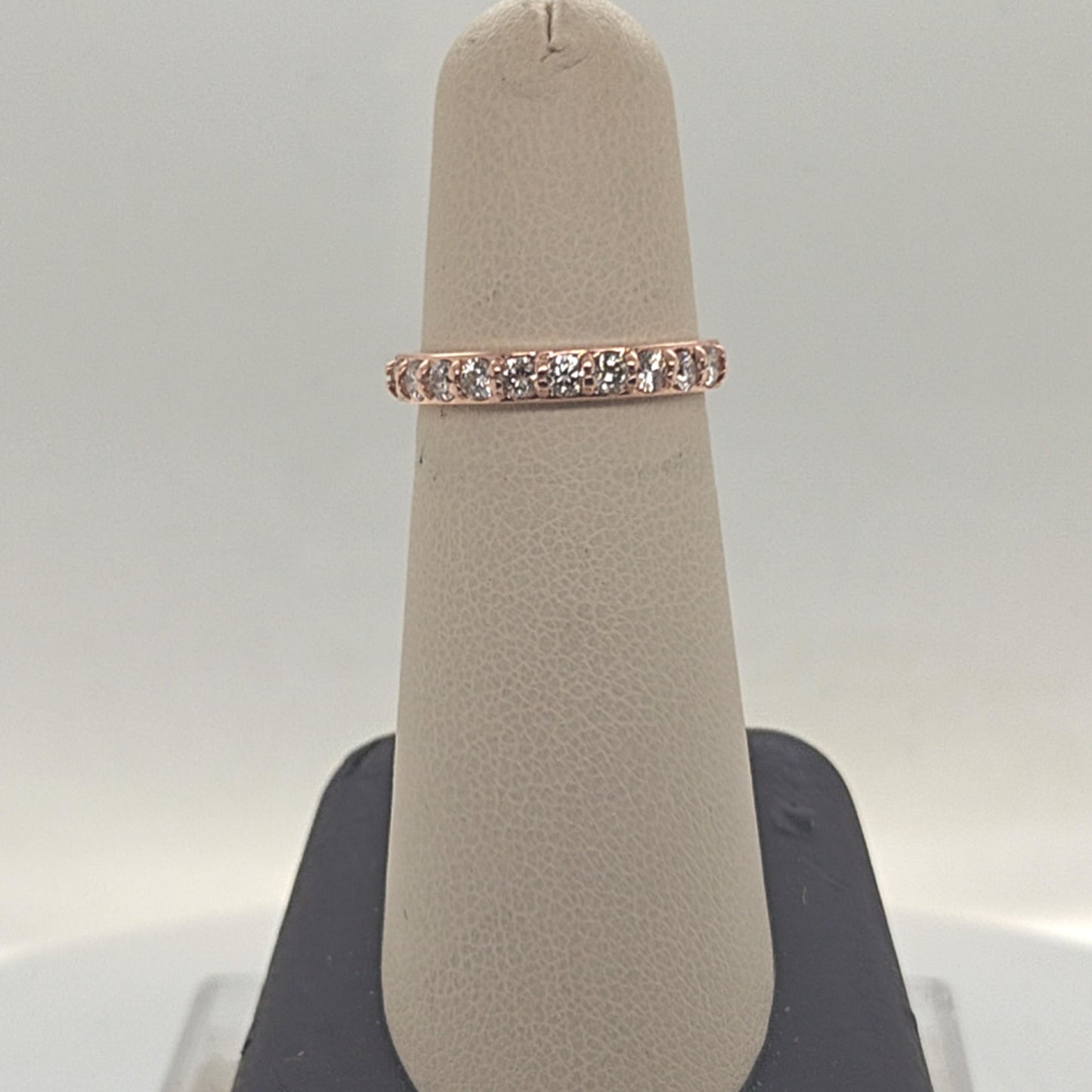 DIAMOND HALF ETERNITY BAND ROSE GOLD 0.40CTW