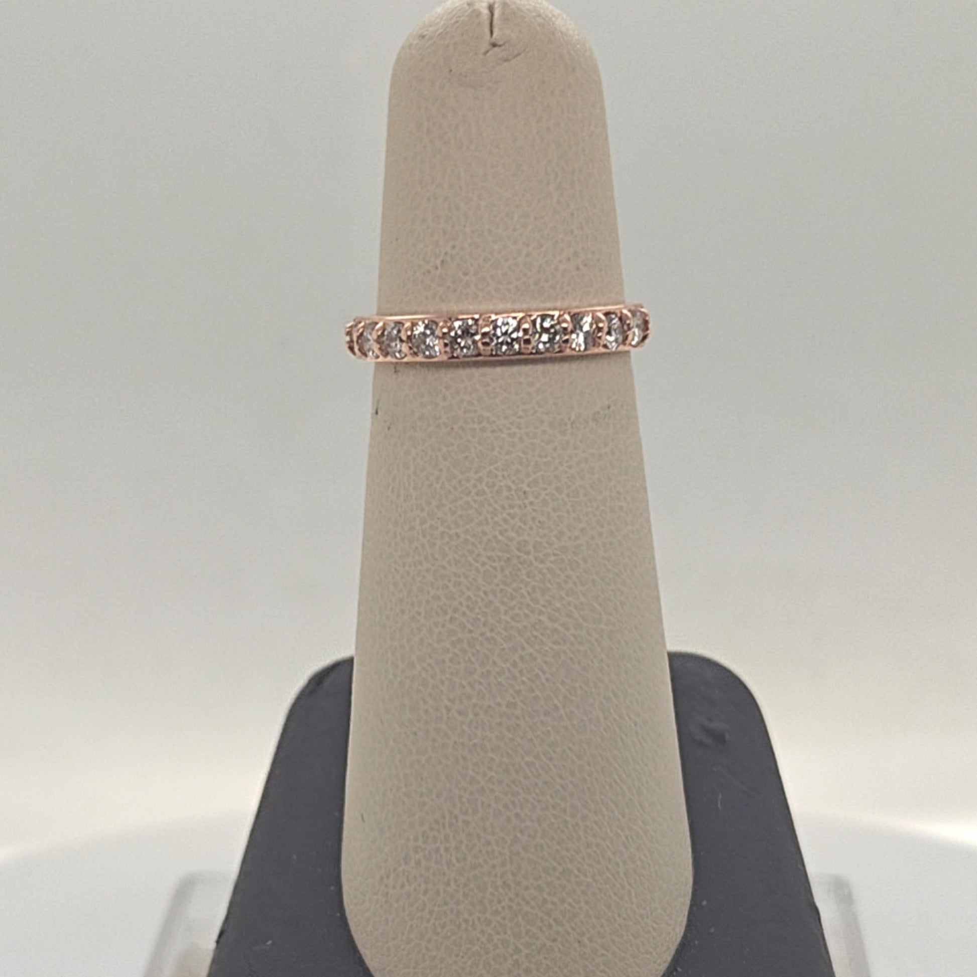 DIAMOND HALF ETERNITY BAND ROSE GOLD 0.40CTW