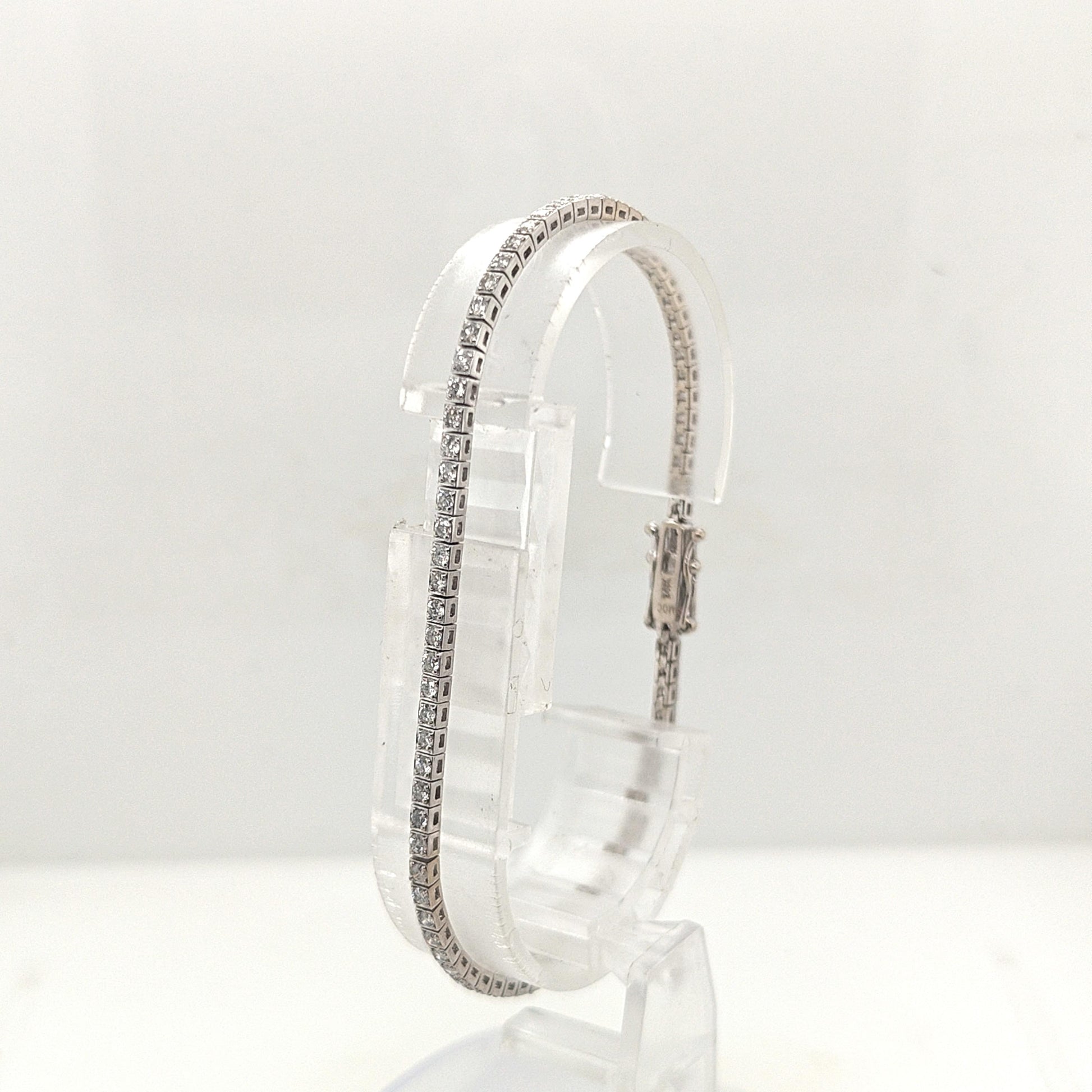 DIAMOND TENNIS BRACELET 1.50CTW WHITE GOLD
