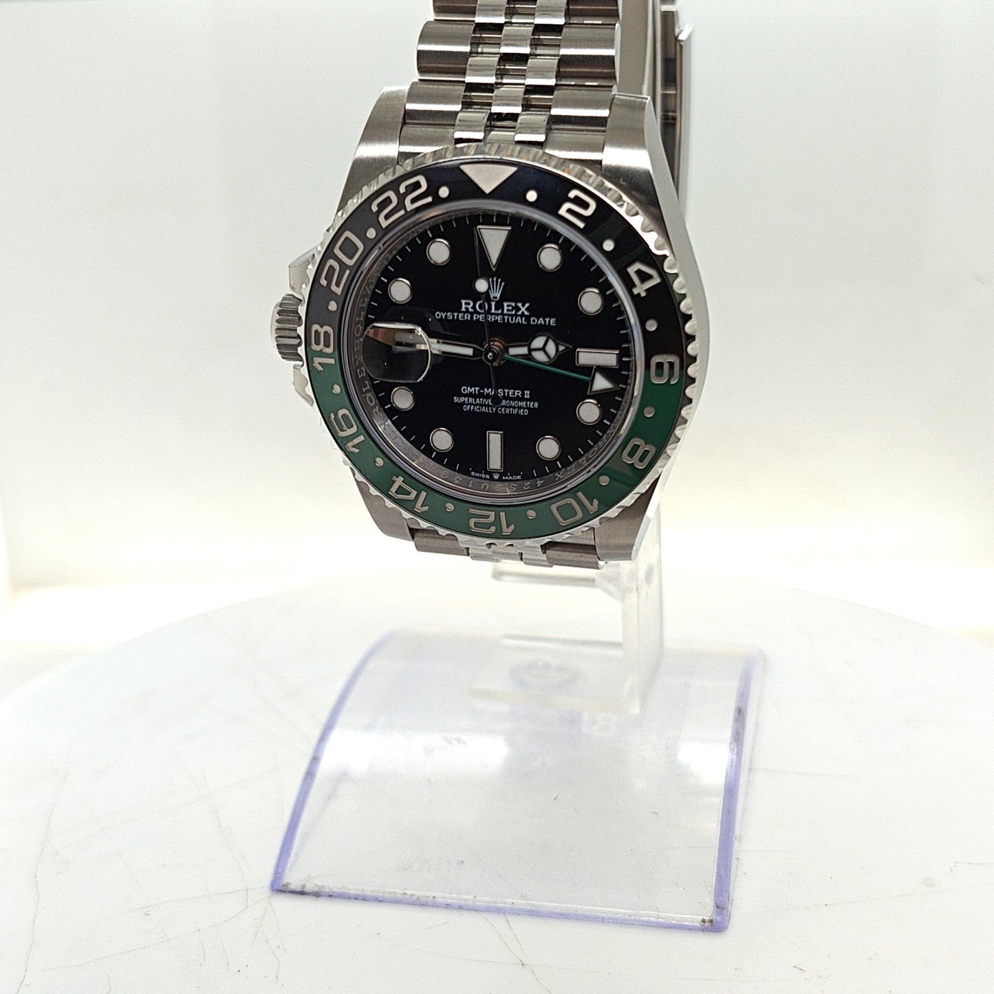 ROLEX GMT MASTER II SPRITE LEFTY STEEL JUBILEE