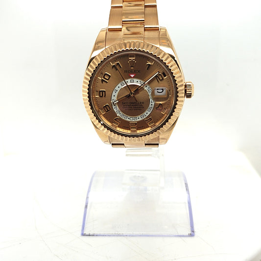 ROLEX SKY-DWELLER YELLOW GOLD OYSTER 42MM