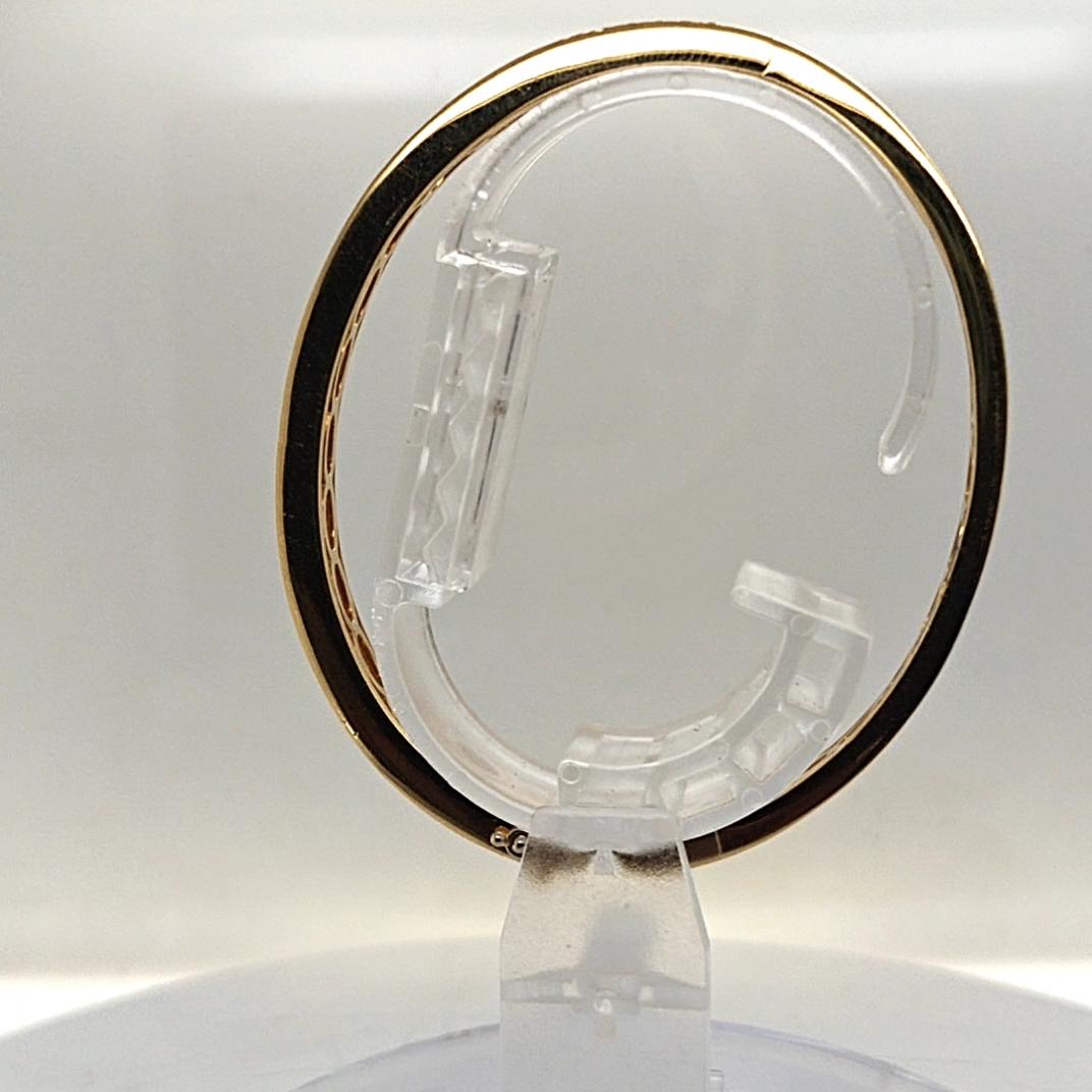 SIERA DIAMOND BANGLE BRACELET 3.78CTW YELLOW GOLD