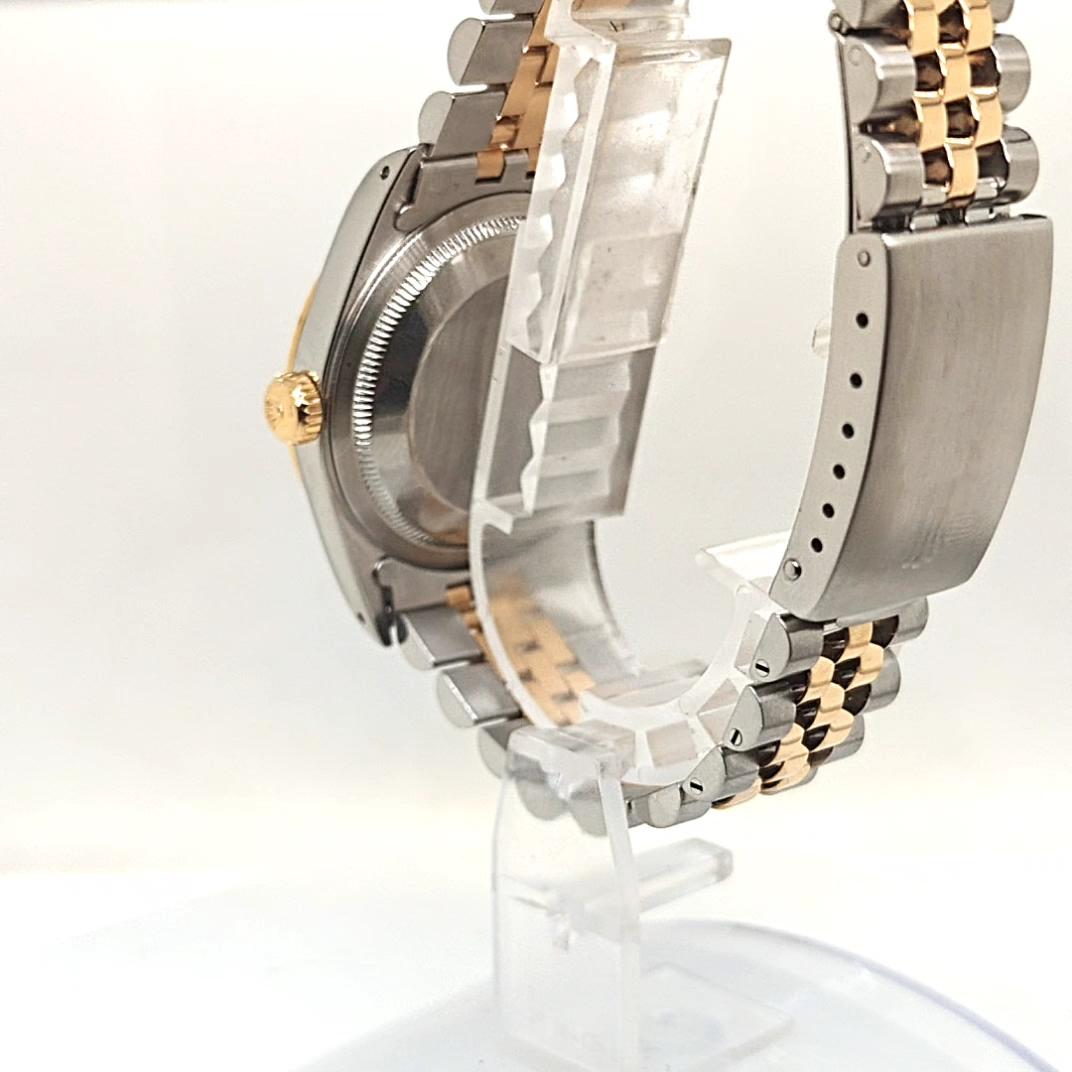 ROLEX DATEJUST TWO TONE ORIGINAL BLUE VIGNETTE DIAMOND DIAL 36MM