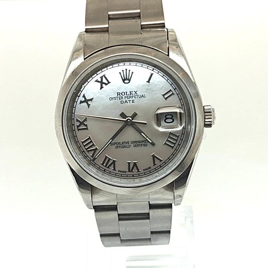 ROLEX DATE STAINLESS STEEL 34MM OYSTER