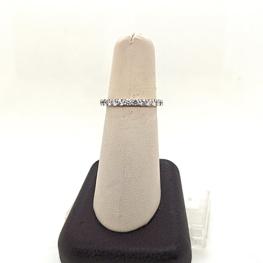 DIAMOND ETERNITY BAND RING 1.45CTW WHITE GOLD