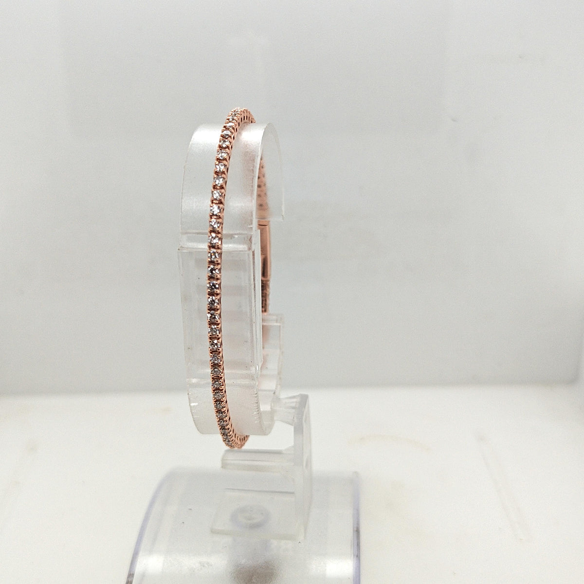 FLEXIBLE DIAMOND BANGLE BRACELET 2.01CTW ROSE GOLD