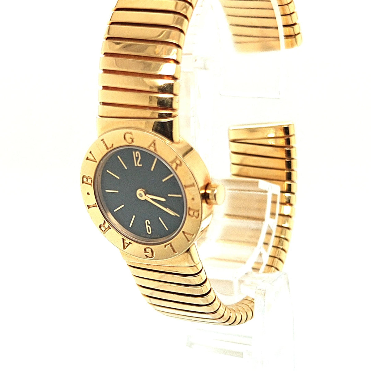 BULGARI TUBOGAS YELLOW GOLD 23MM LADIES WATCH