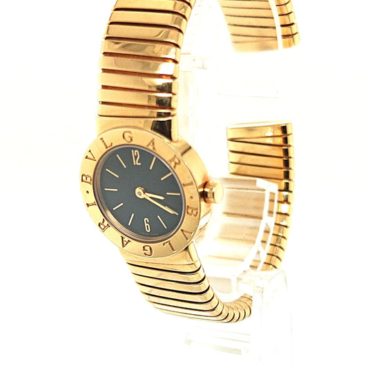 BULGARI TUBOGAS YELLOW GOLD 23MM LADIES WATCH