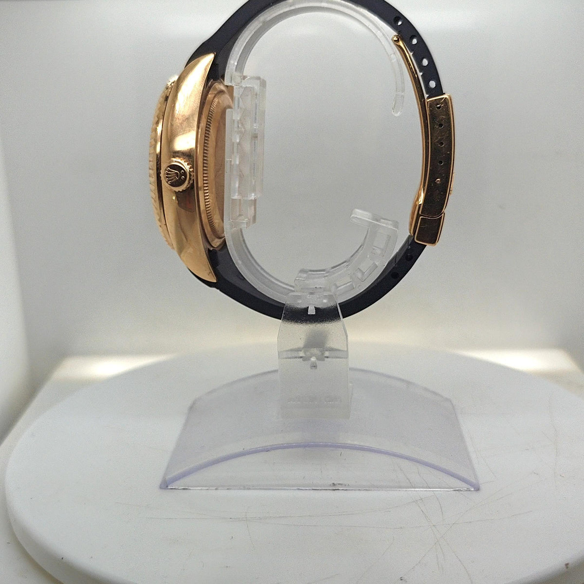 ROLEX SKY-DWELLER YELLOW GOLD BLACK DIAL