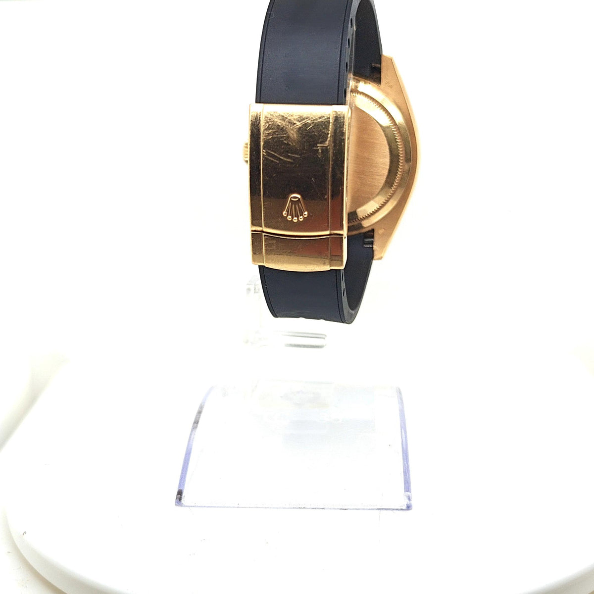ROLEX SKY-DWELLER YELLOW GOLD BLACK DIAL
