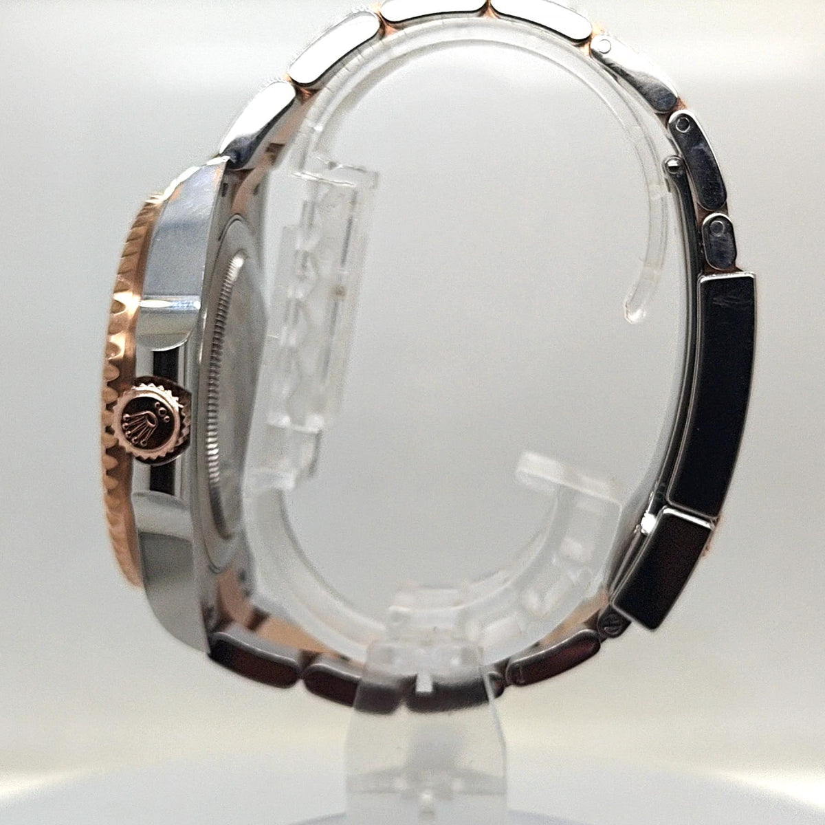 ROLEX GMT-MASTER II ROOT BEER TWO TONE ROSE GOLD WATCH