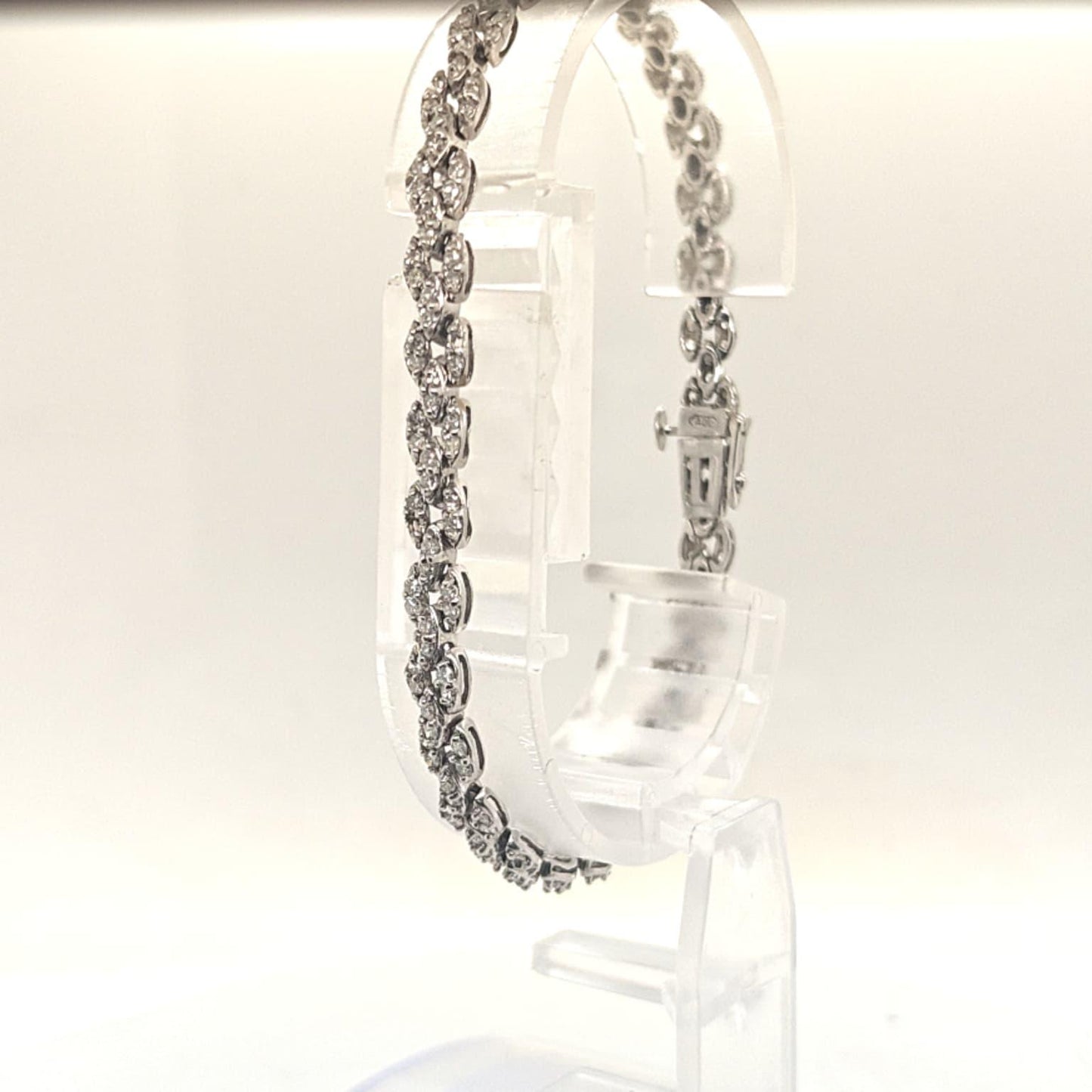 DIAMOND BRACELET 3.06CTW WHITE GOLD