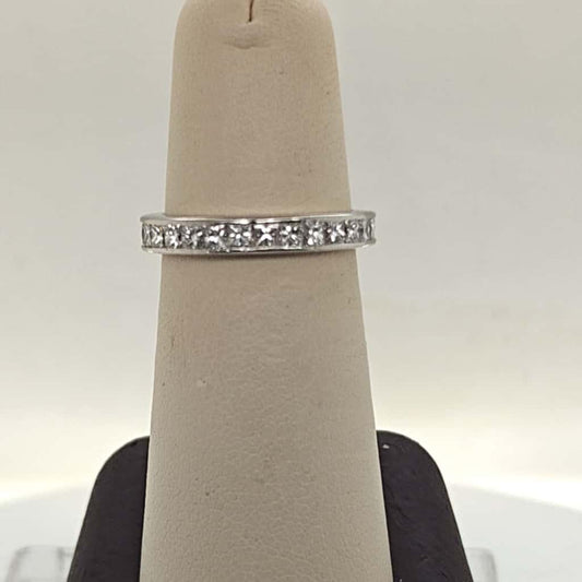DIAMOND PRINCESS CUT ETERNITY BAND RING 2.06CTW PRINCESS CUT PLATINUM