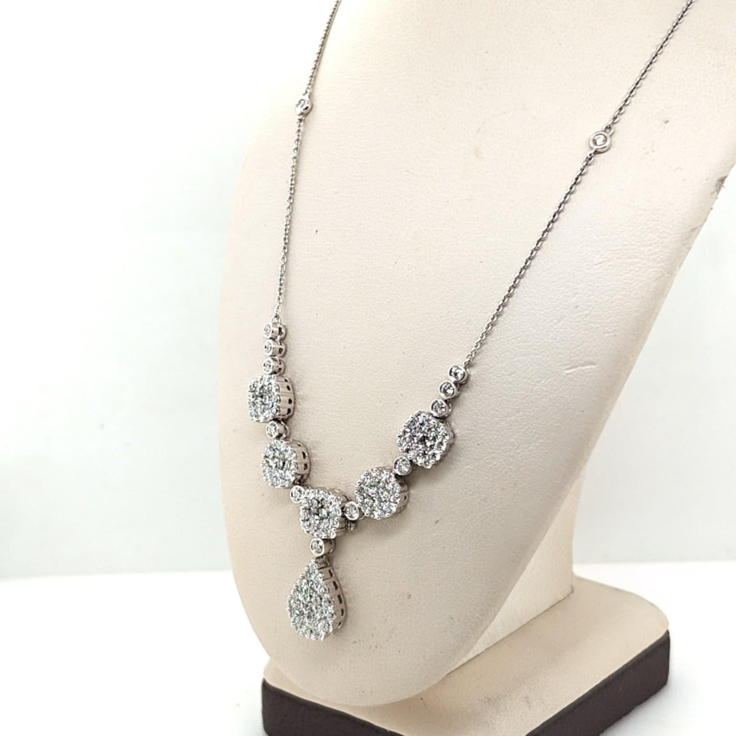 DIAMOND NECKLACE CREGG RUTH WHITE GOLD 3.60CT