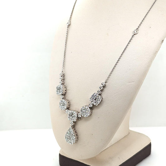 DIAMOND NECKLACE CREGG RUTH WHITE GOLD 3.60CT