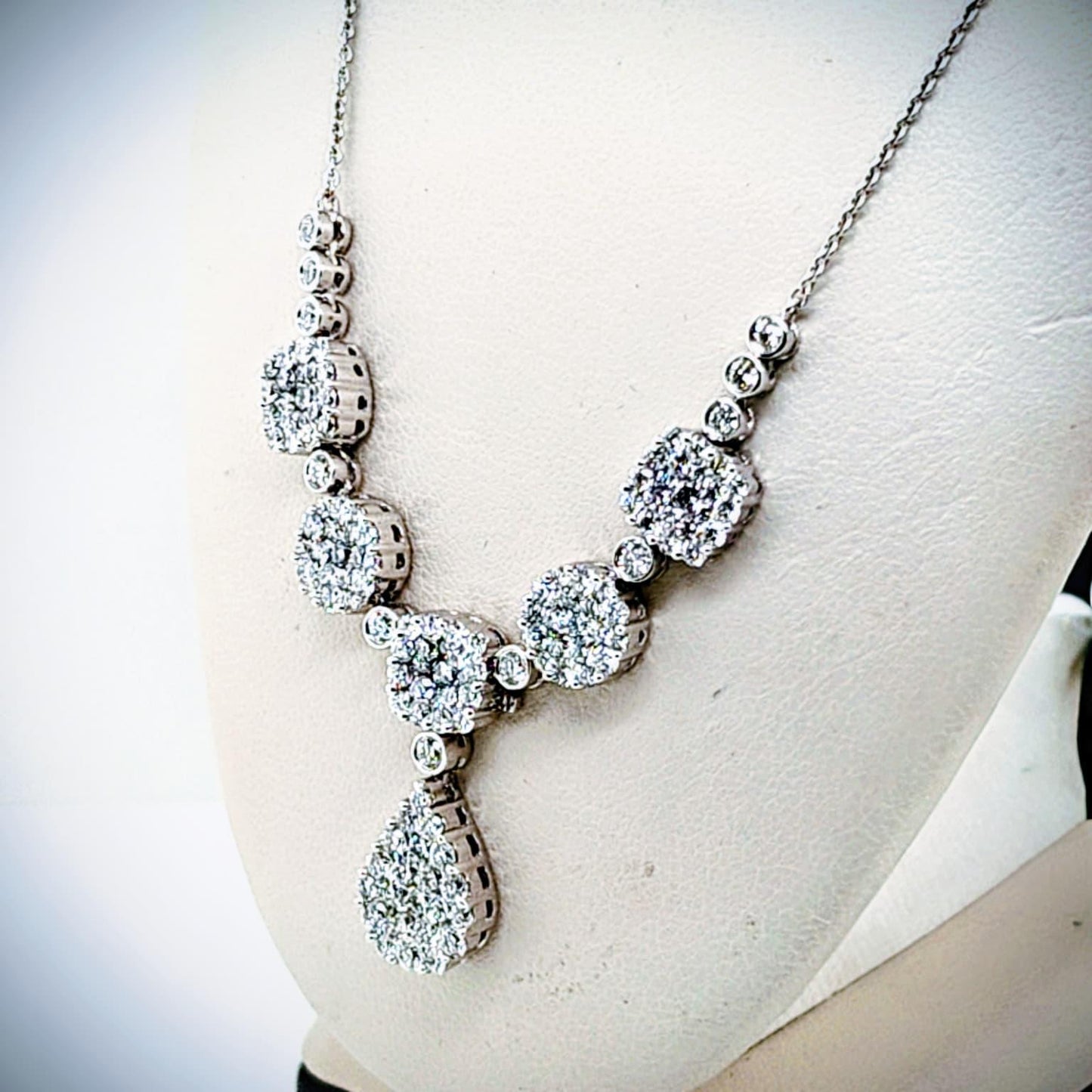 DIAMOND NECKLACE CREGG RUTH WHITE GOLD 3.60CT