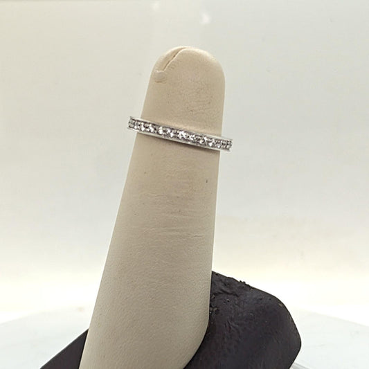 DIAMOND ETERNITY BAND RING 1.07CTW WHITE GOLD