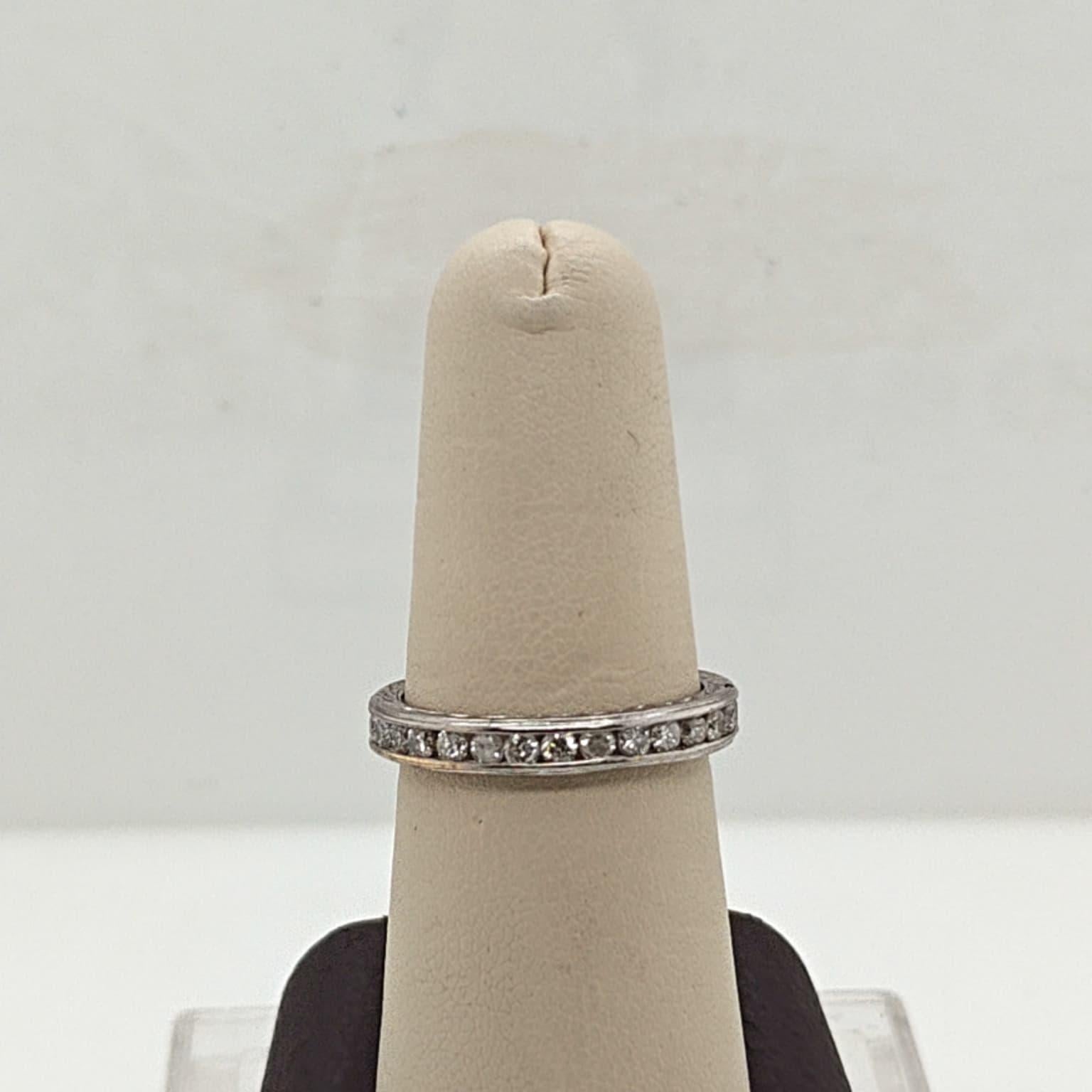 DIAMOND ETERNITY BAND 1.15CTW WHITE GOLD