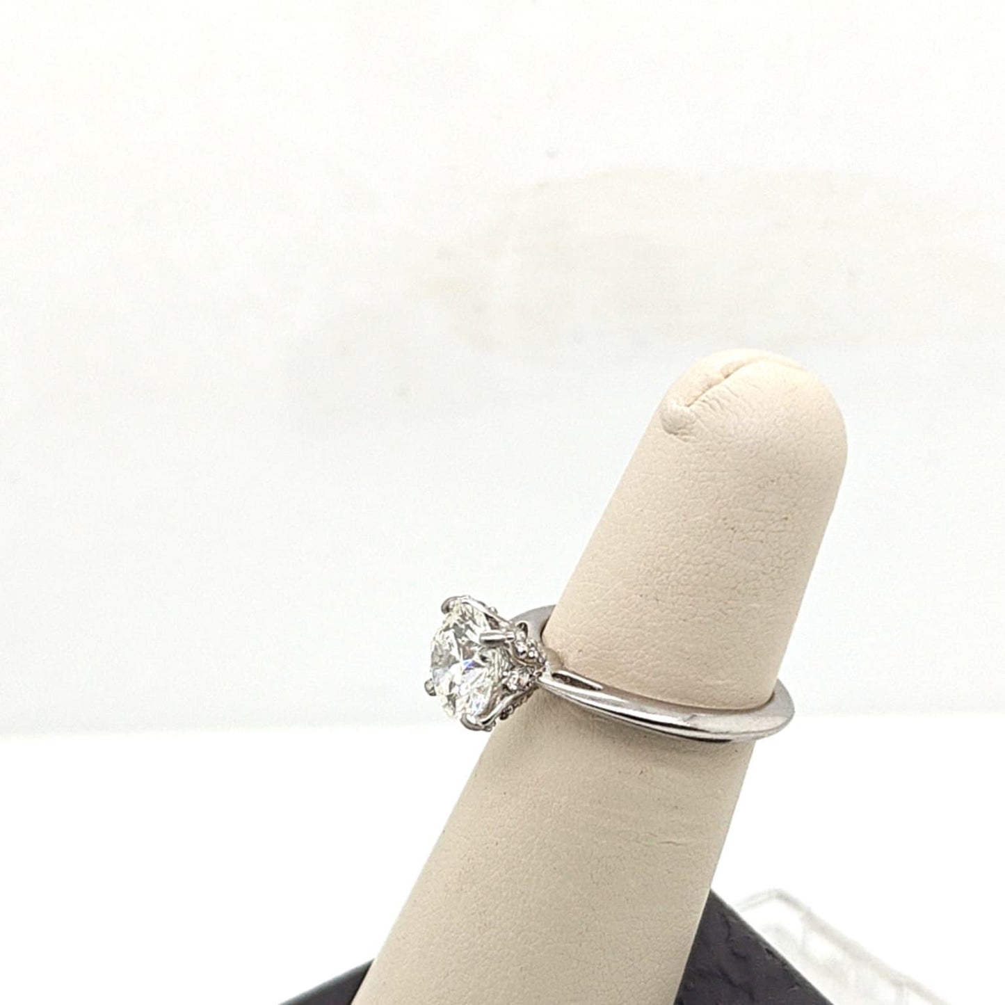 DIAMOND ENGAGEMENT RING 2.02CT ROUND GIA H-SI2 PLATINUM