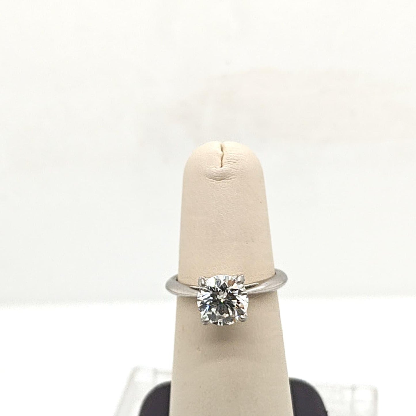 DIAMOND ENGAGEMENT RING 2.02CT ROUND GIA H-SI2 PLATINUM