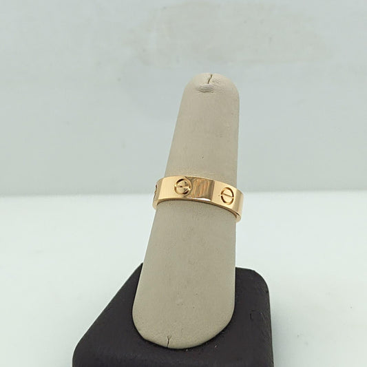 CARTIER LOVE BAND RING YELLOW GOLD SIZE 58 (8.5)