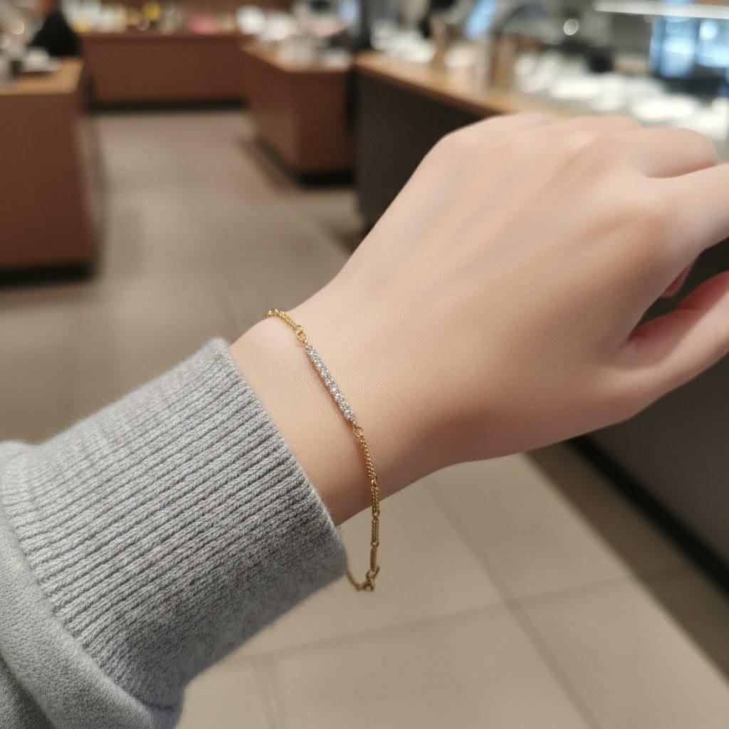 DIAMOND LAGOS BRACELET 0.40CTW YELLOW GOLD