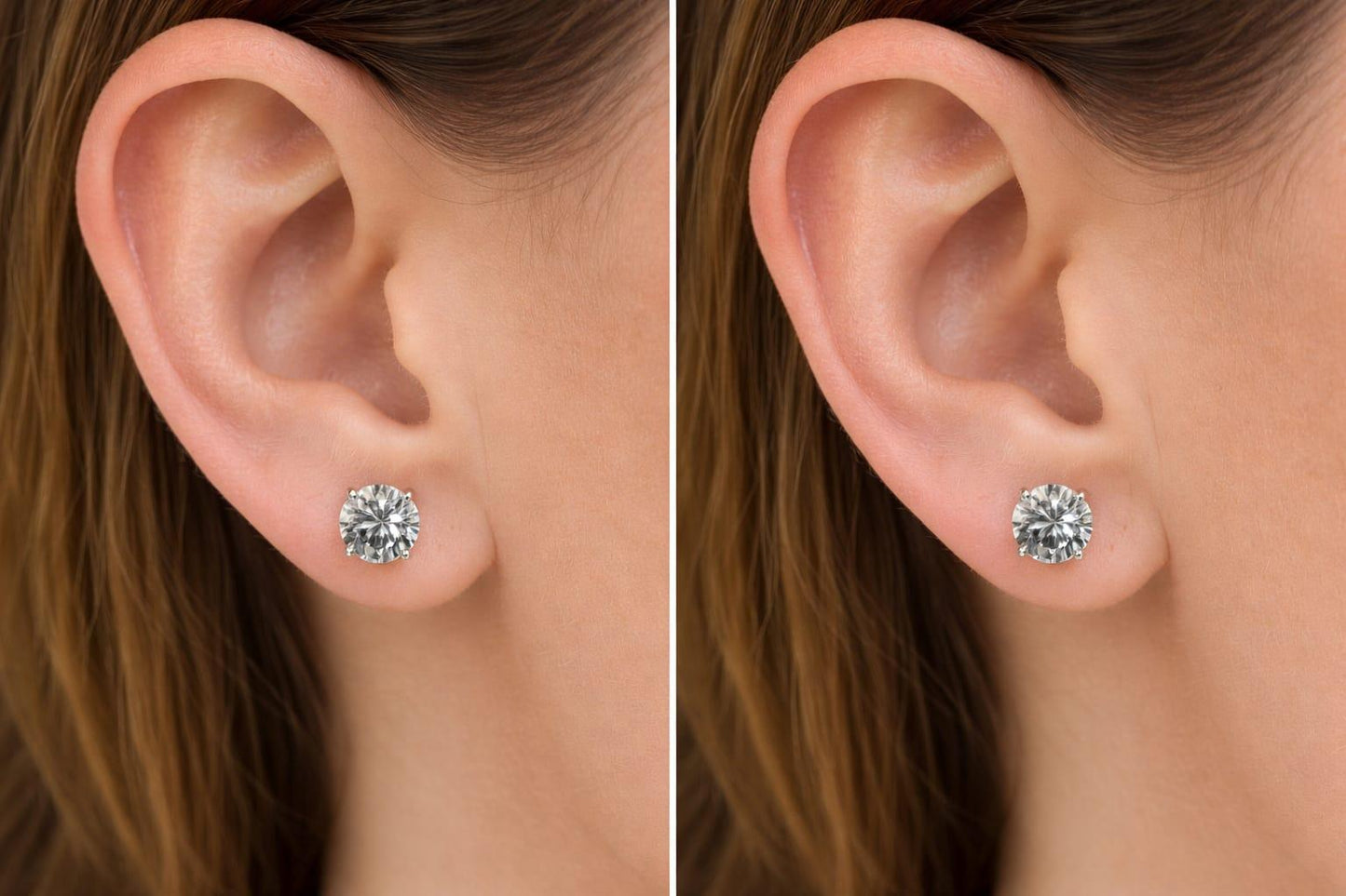 DIAMOND STUD EARRINGS 14KT 2.11CTW WHITE GOLD