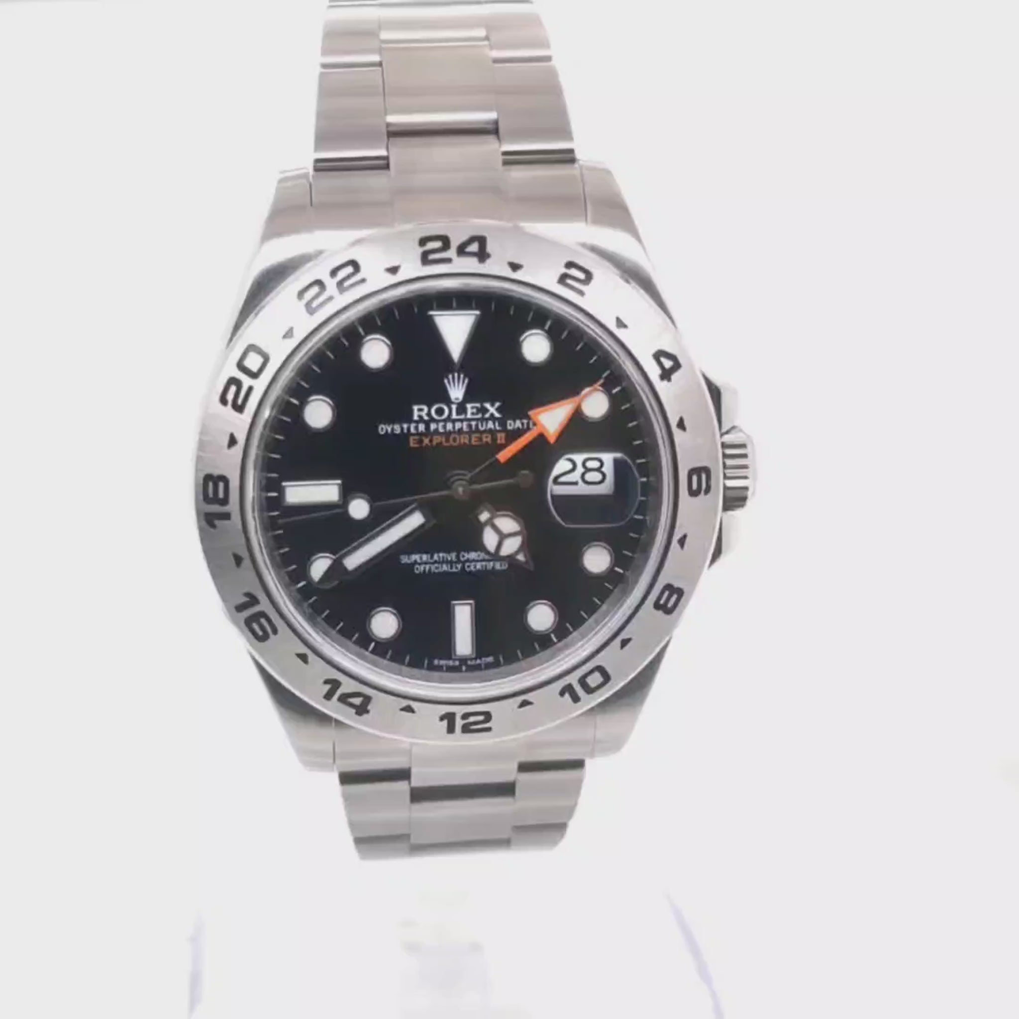 ROLEX EXPLORER II 42MM BLACK DIAL WITH CARD
