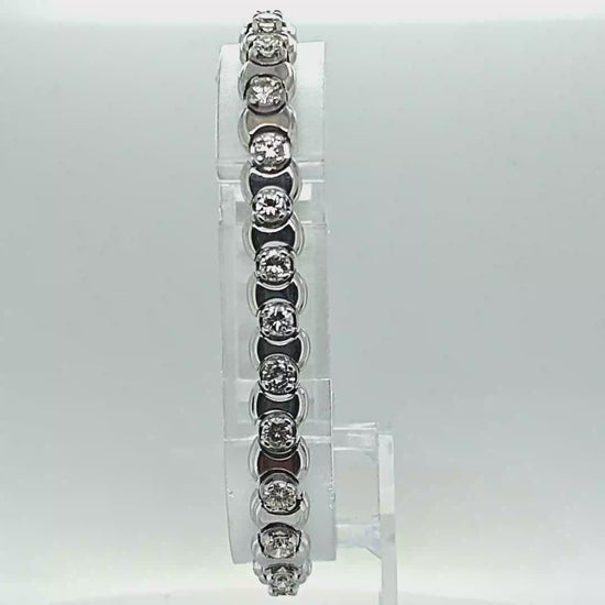 DIAMOND BRACELET 5.40CT WHITE GOLD