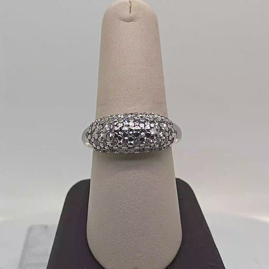 PLATINUM DIAMOND AND PLATINUM BAND RING 2.02CT